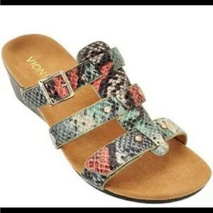 Vionic Colorful Snake Print Women's Sandals